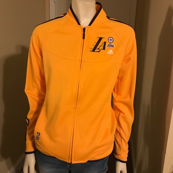 adidas lakers track jacket